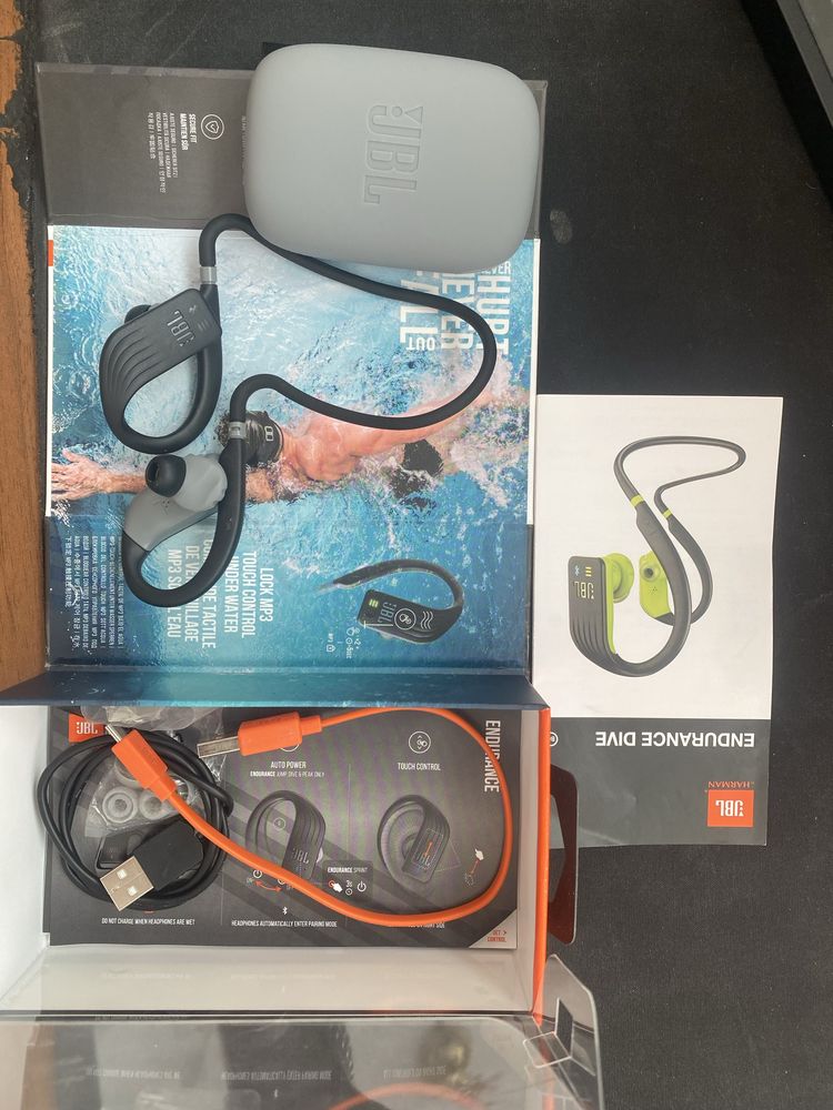 Навушники JBL Endurence Dive Black