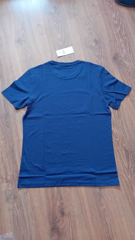 Nowy! T-shirt 4F męski fioletowy M z małym logo