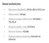 Zmywarka do zabudowy Whirpoool 6 zmysł