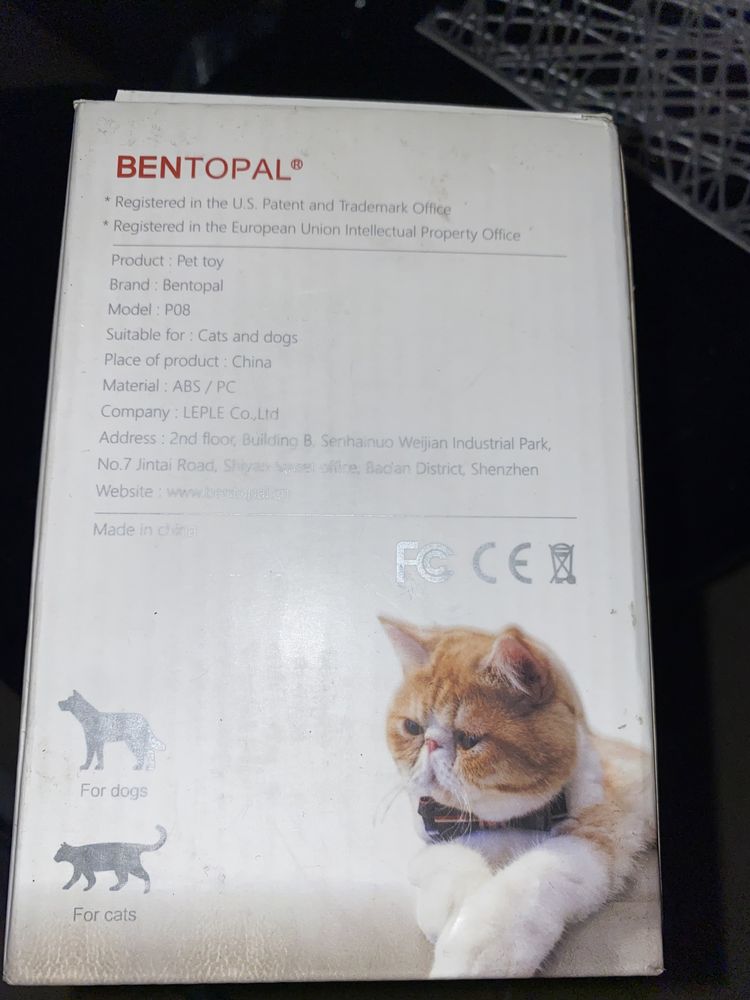 Smarta bentopal laser interaktywna zabawka dla kota p08 kot pies