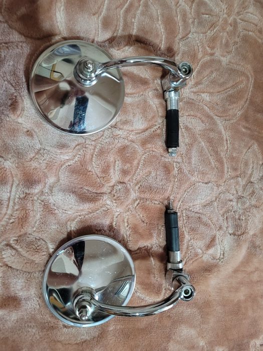 Lusterka motocyklowe chrom