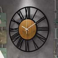 Nowy zegar ścienny / drewniany / loft / okrągły / 60cm !1182!