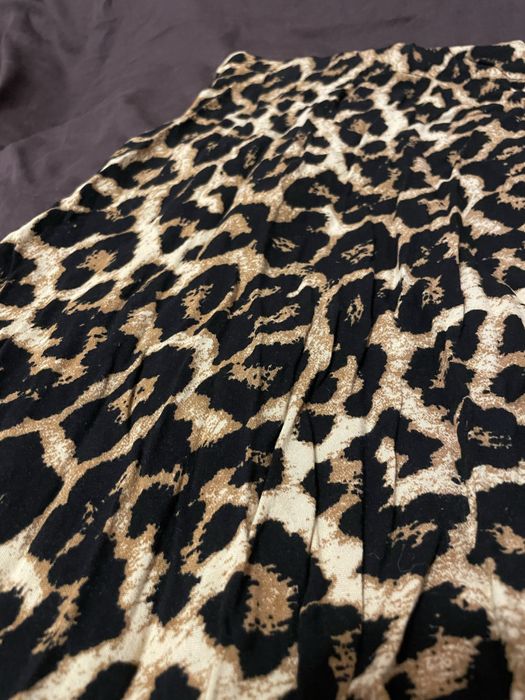 длинная юбка леопад лео