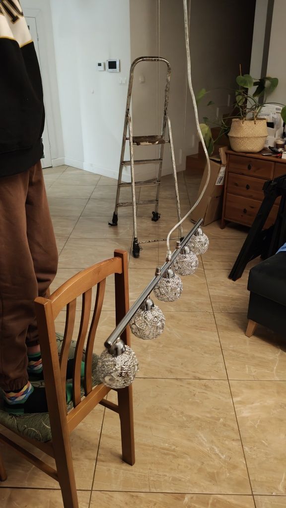 Lampa nad stół 5cio punktowa