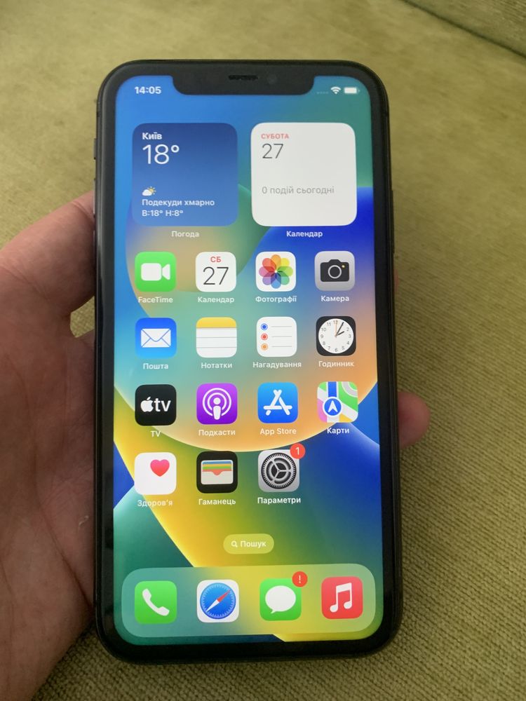 iPhone 11 256 Гб чорний неверлок