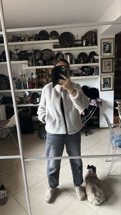 Piekne futerko sztuczne norki żakiet kurtka płaszcz futro old money