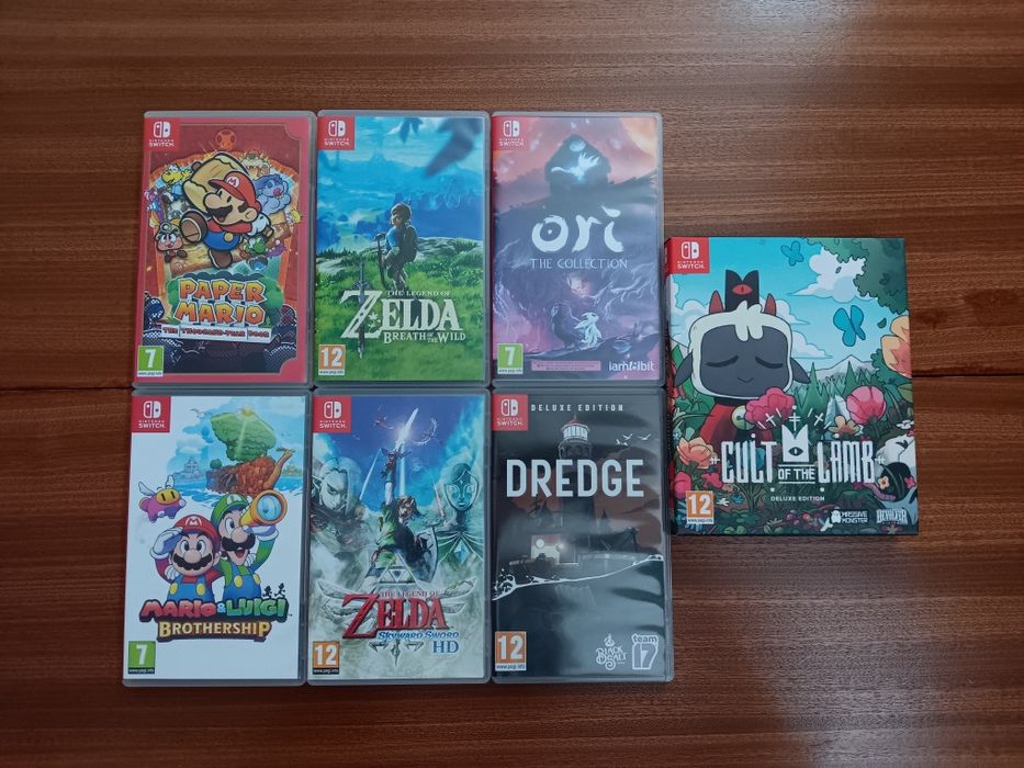 Gry na Nintendo Switch - Mario, Zelda, Ori, Dredge, Cult of the Lamb