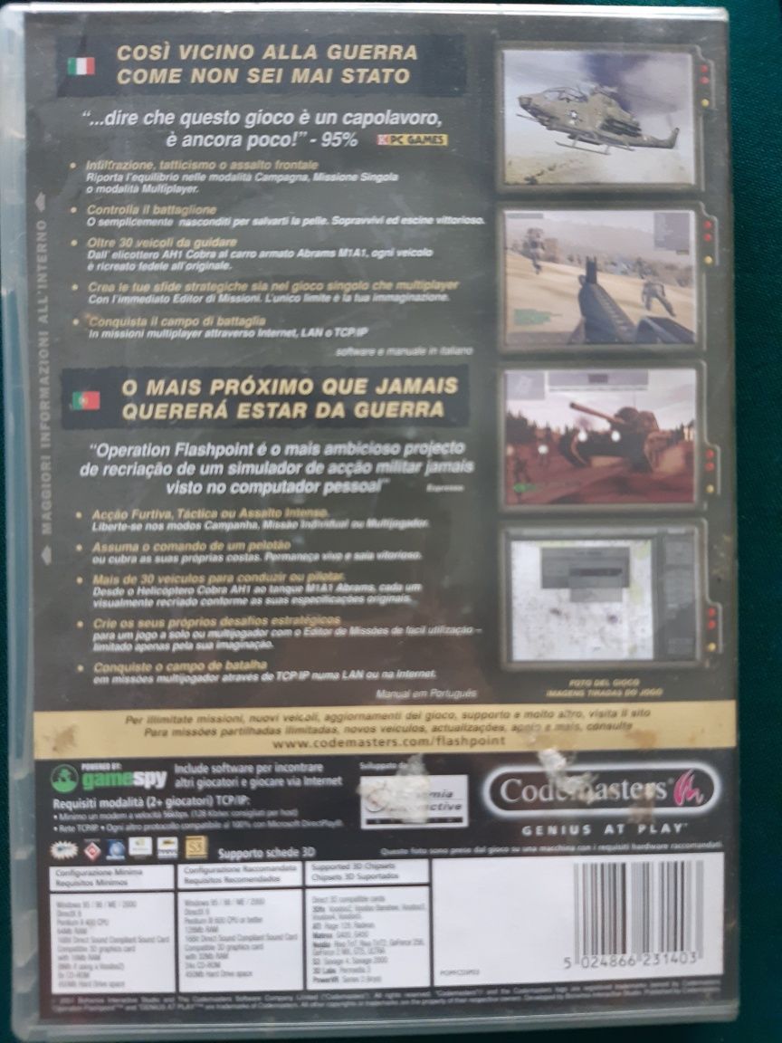 Jogo PC CD-ROM Operation Flashpoint