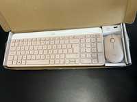 Logitech MK470 Slim Combo klawiatura różowa mysz myszka zestaw logi