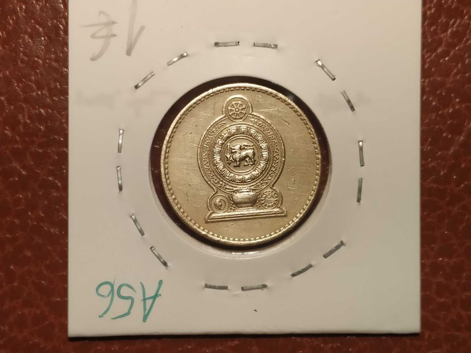A56 moeda de 5 rúpias de 1986 - Sri Lanka