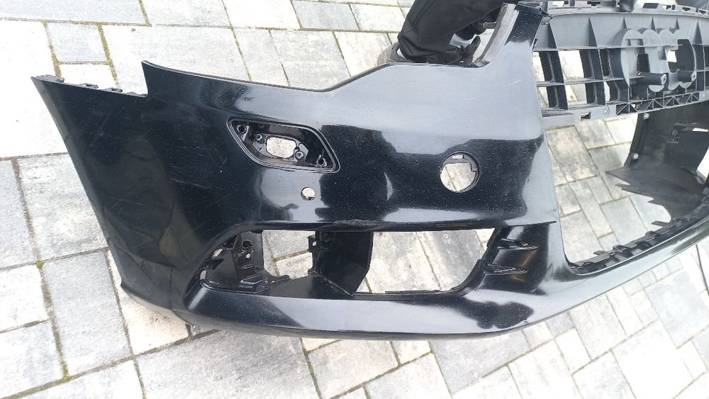 Audi a6 c7 zderzak 4g0 przód 11-14  przedni czarny ly9b