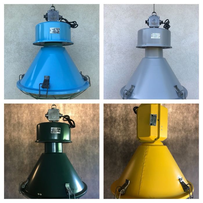 Lampa LOFT przemysłowa ORP-250 industrialna oliwka oliwkowa mat