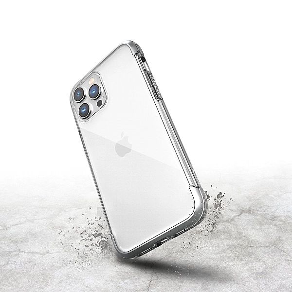 Raptic X-Doria Air Case etui iPhone 14 Pro Max pancerny pokrowiec sreb