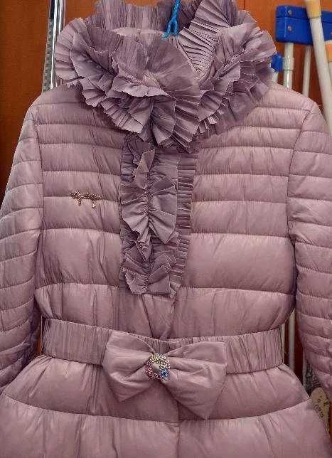 пальто зимнее пуховик рост 158-164  Италия Via Lattea новый