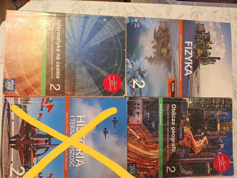 Podręczniki, karty pracy klasa 2 liceum I technikum