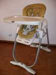 Cadeira alta Polly Magic Chicco Dourada Oriente