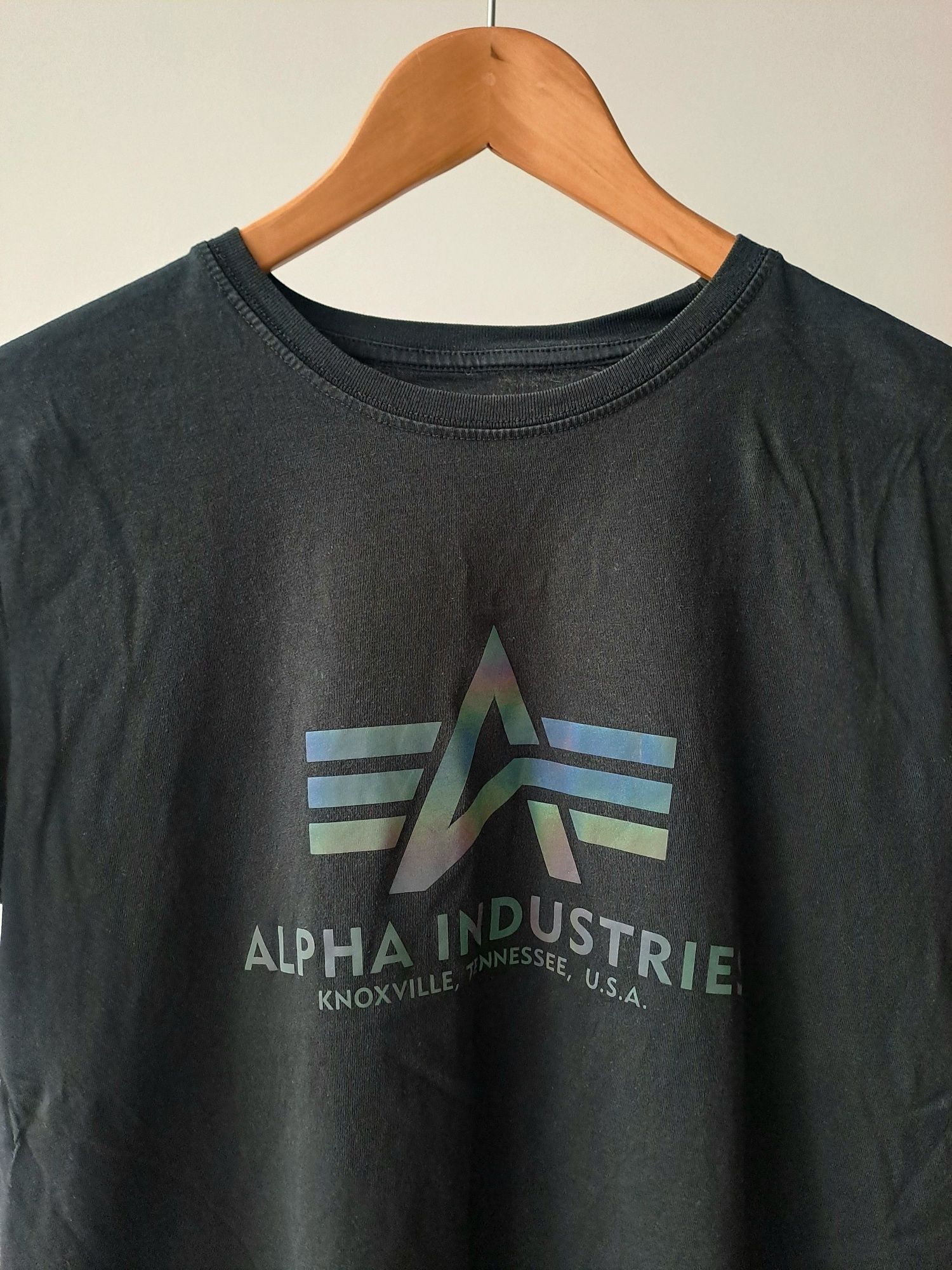 Damska/unisex koszulka t-shirt Alpha Industries multicolor r.M