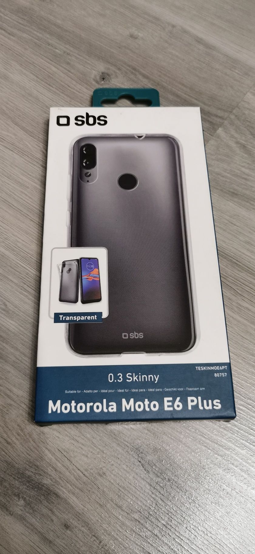 Etui sylikonowe przezroczyste Motorola Moto e6 plus