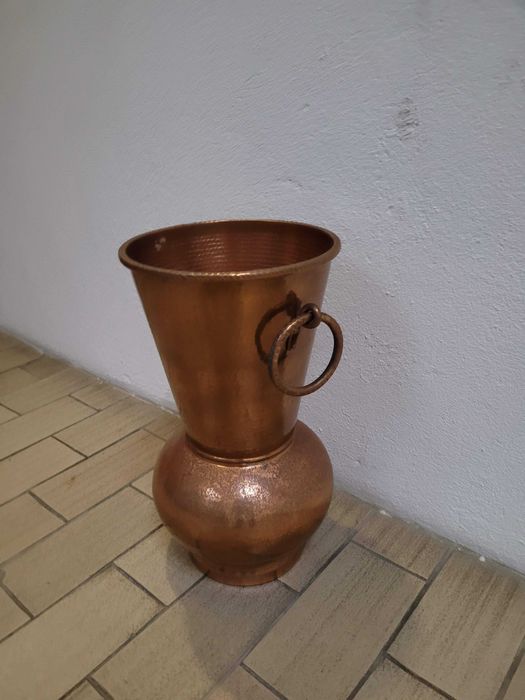 Vaso de cobre de decoração