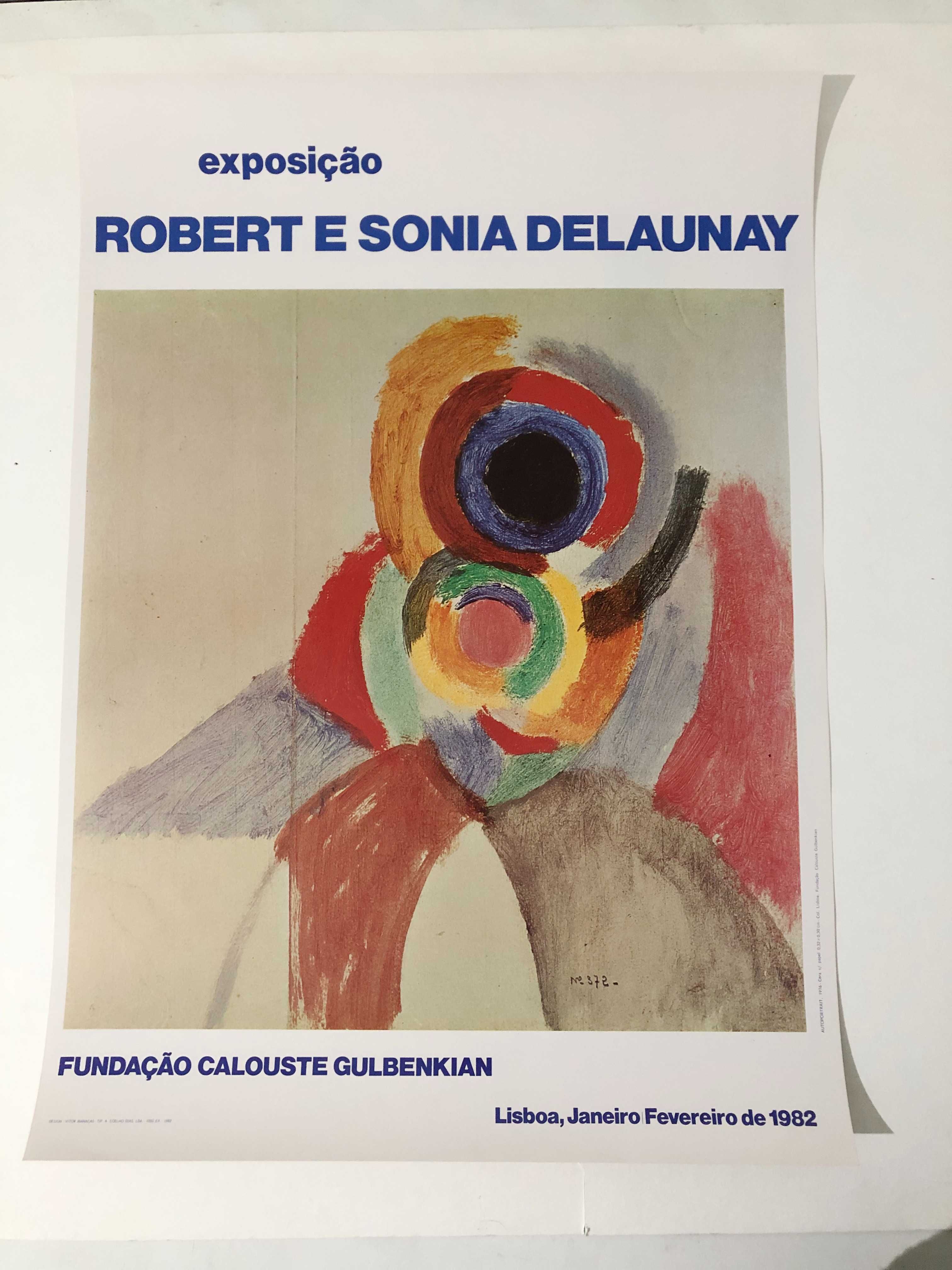 Cartaz exposição Robert e Sonia Delaunay 1982 (F. Calouste Gulbenkian)