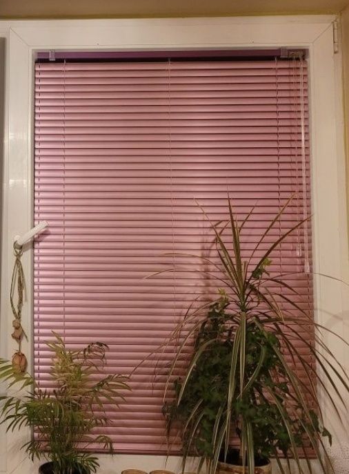 Fioletowa żaluzja 85cm szer×135cm wys