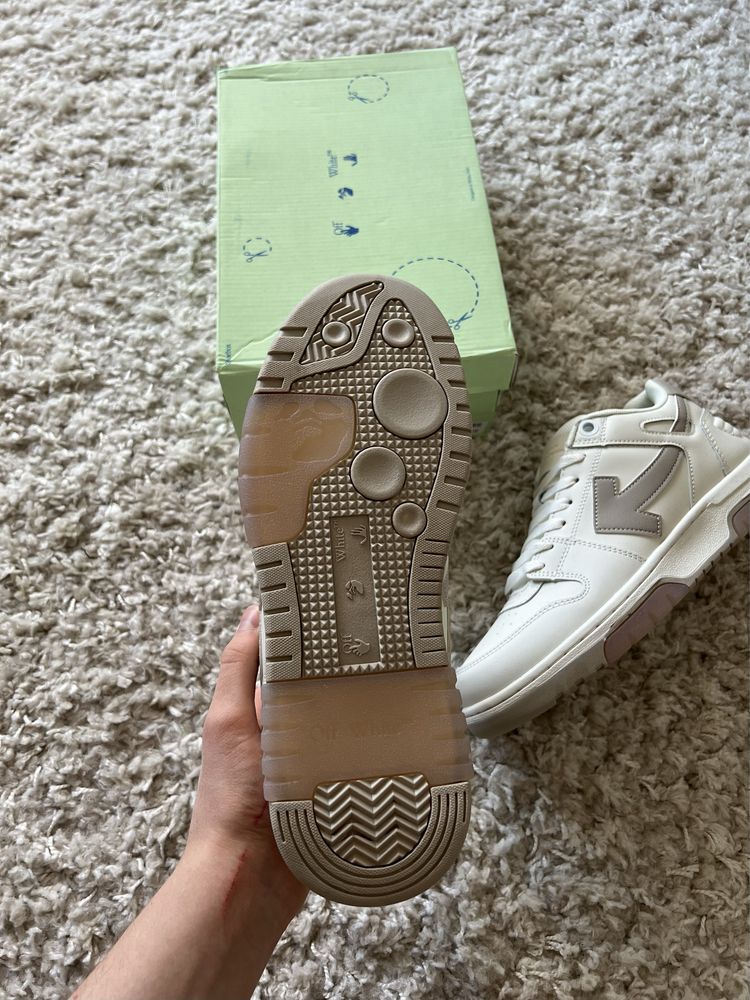 Кросівки Off White White Beige  Out Of Office Sneaker