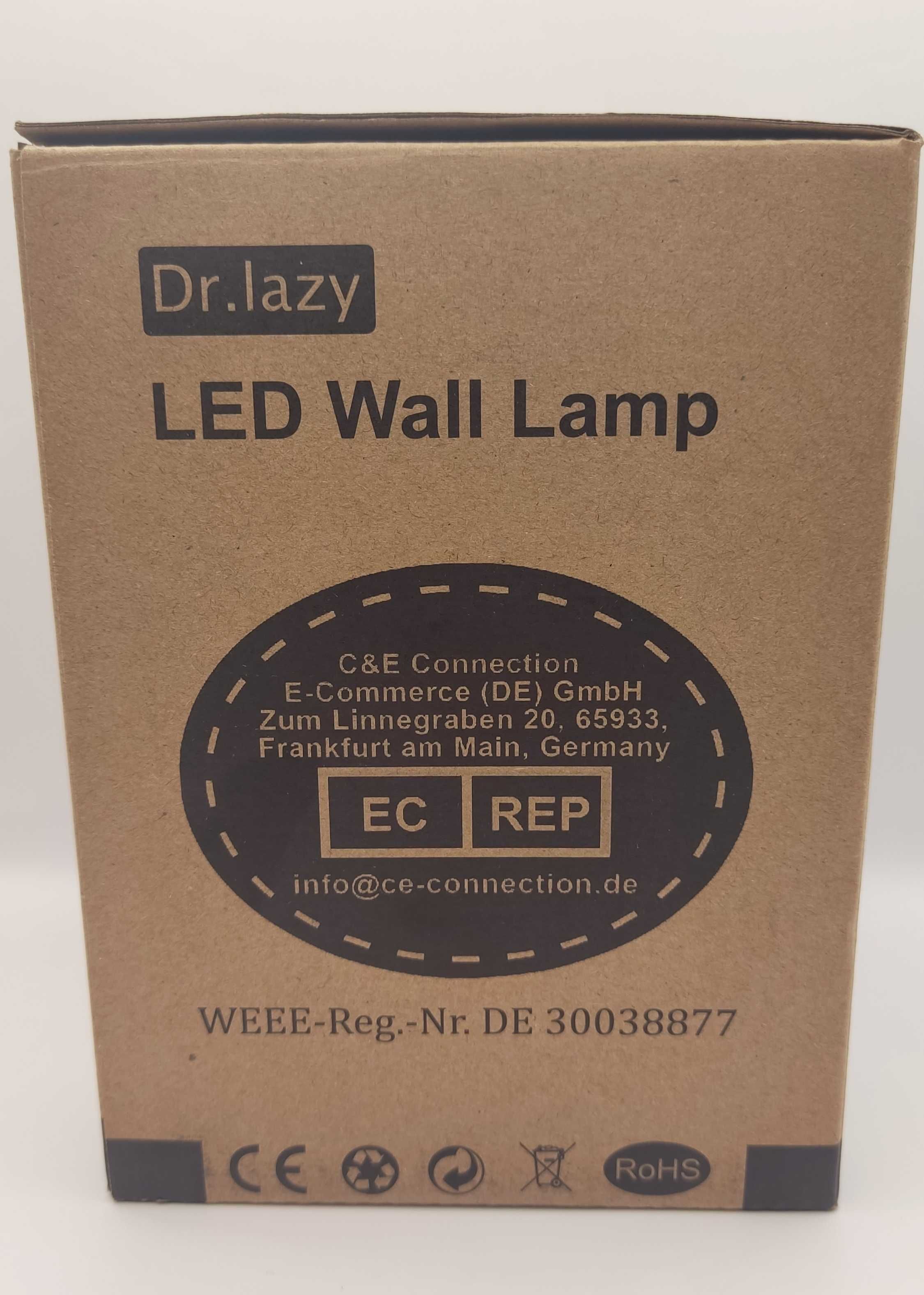 Lampa LED ścienna wewnętrzna / zewnętrzna