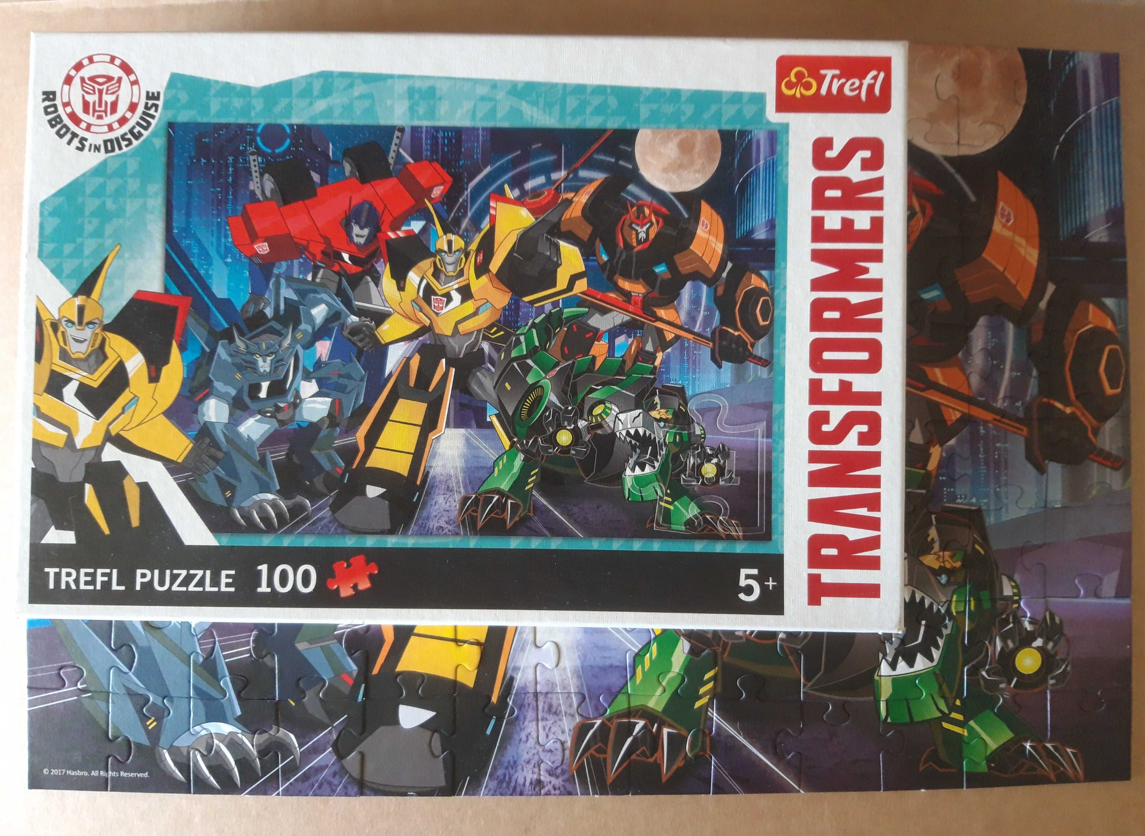 Trefl puzzle Transformers Drużyna Autobotów, 100 el