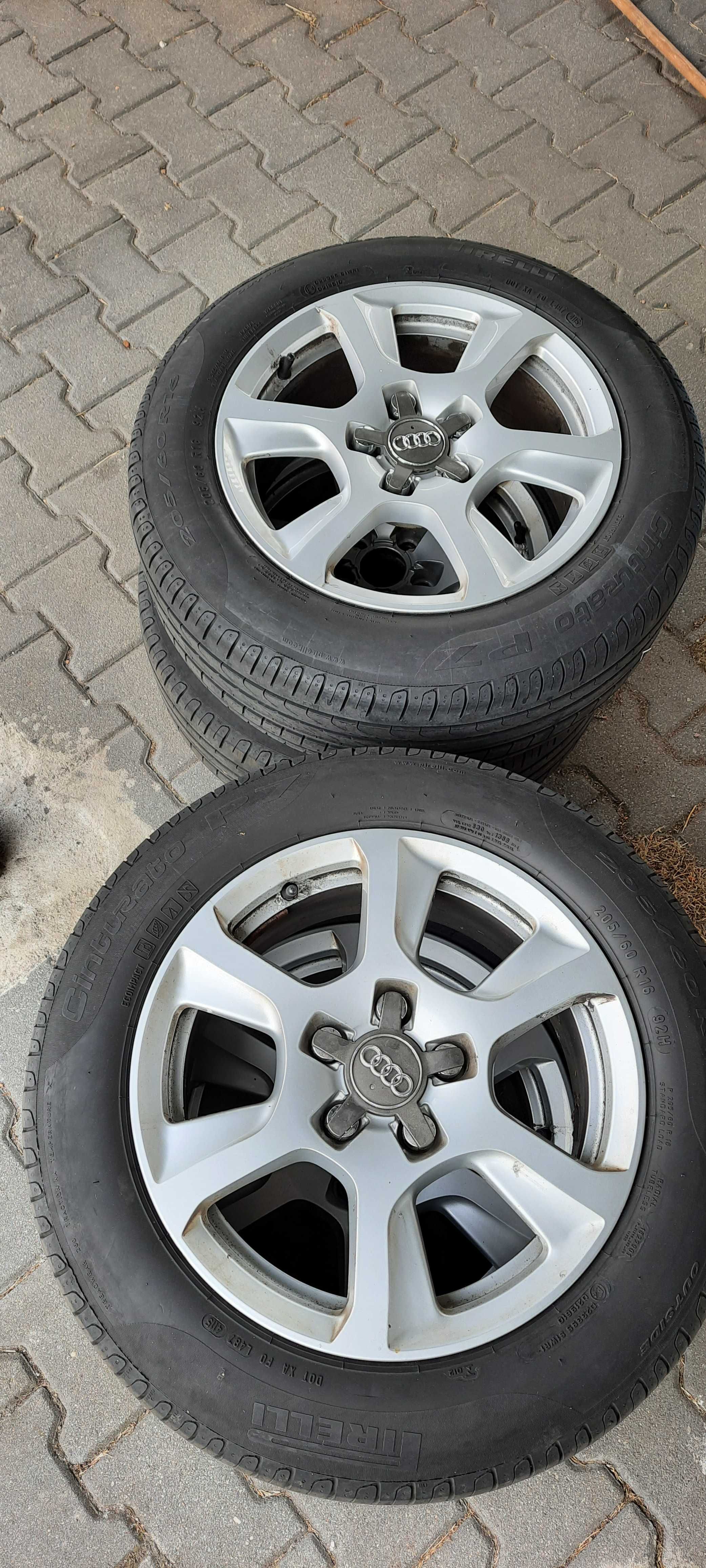 Koła aluminiowe z oponami pirelli