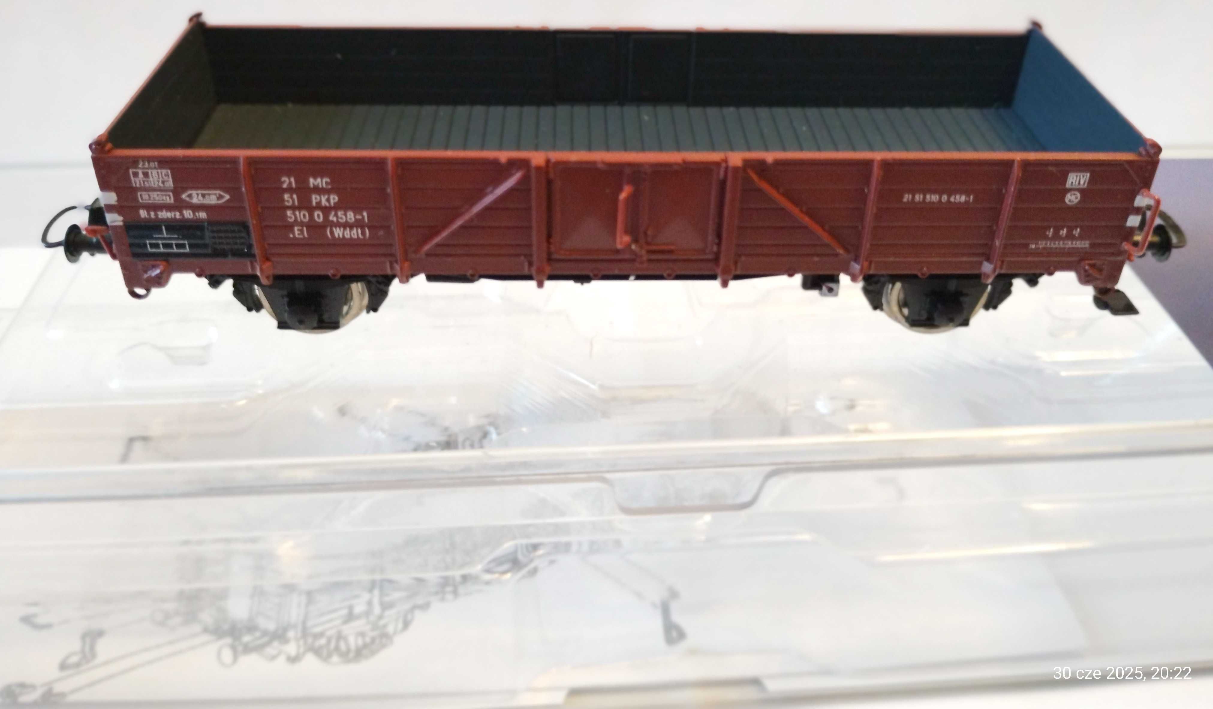 ROCO 76281 Zestaw 2 wagonów węglarek Linz PKP ep.IVa H0