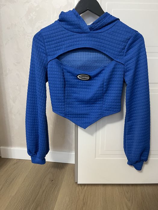 Кроп-топ Shein синій