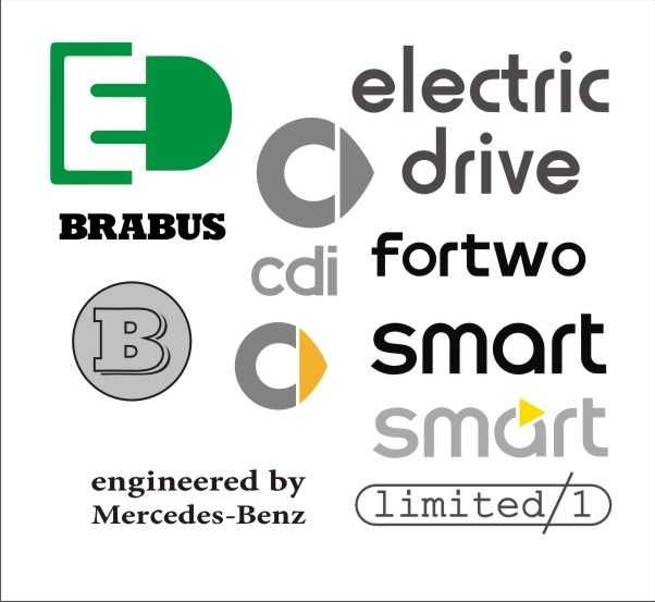 Kit Autocolantes Smart fortwo cdi