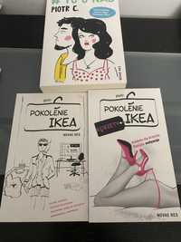 3 książki Piotr C. Pokolenie Ikea