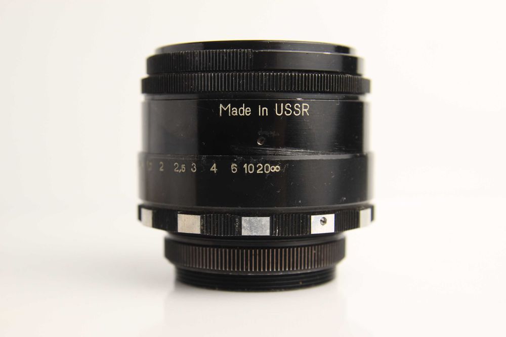 Helios 44 Ver.1 Czarna Zebra Belomo M39 + redukcja M42