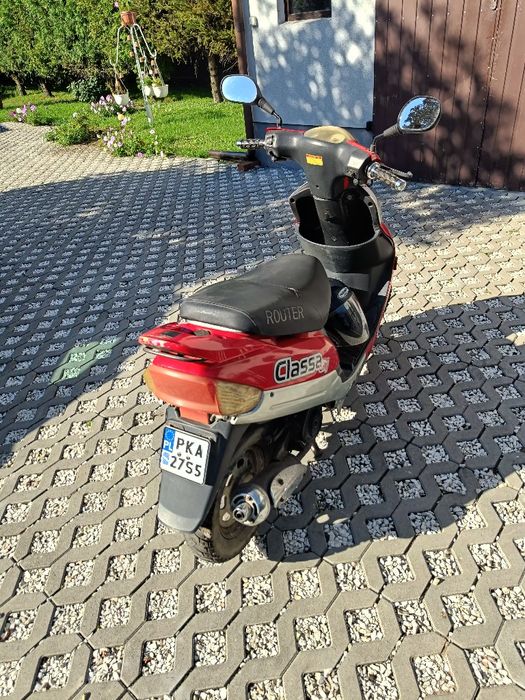 Skuter router classa city 50 przerobiony na 80