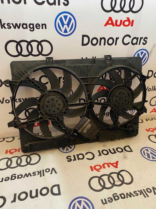 Дифузор с вентиляторами на audi Q58r 80a 2.0tfsi b8b9установояна панел