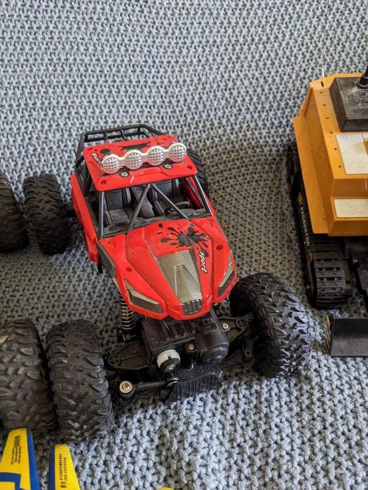 Машина на радіокеруванні off road, ексковатор, пульт ціна за весь лот