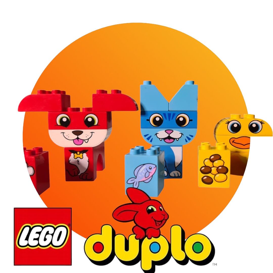 LEGO DUPLO – Kotek, Piesek i Kaczuszka –urocze zwierzątka dla maluchów