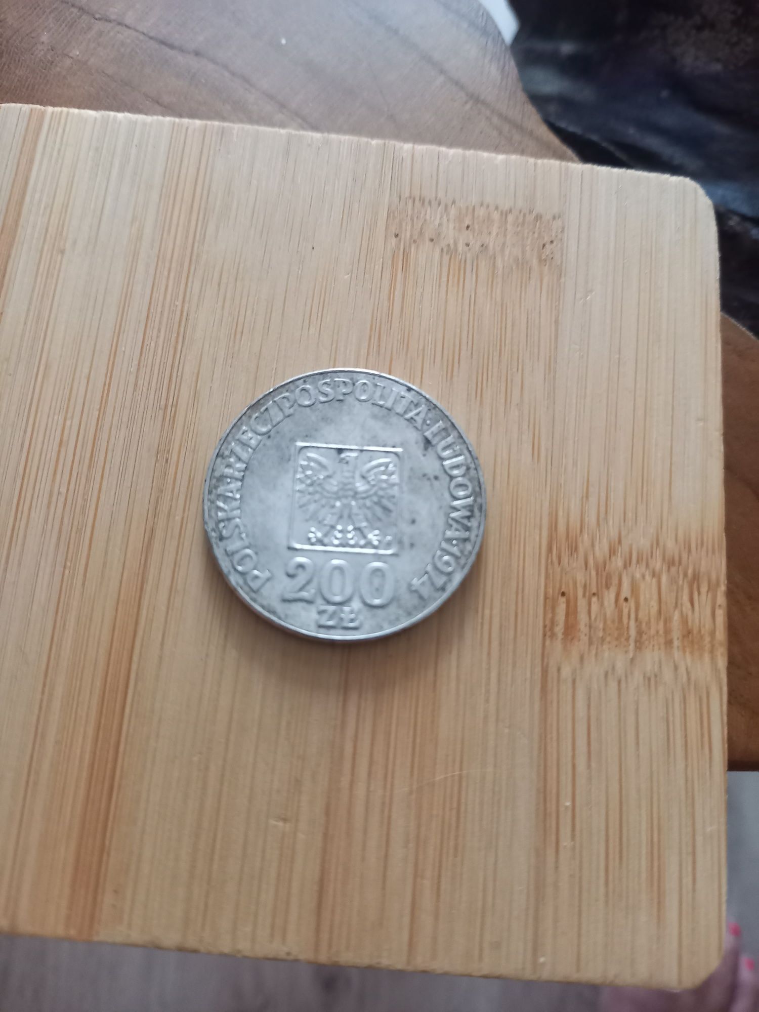 Moneta srebrna xxxlat PRL 200 zl