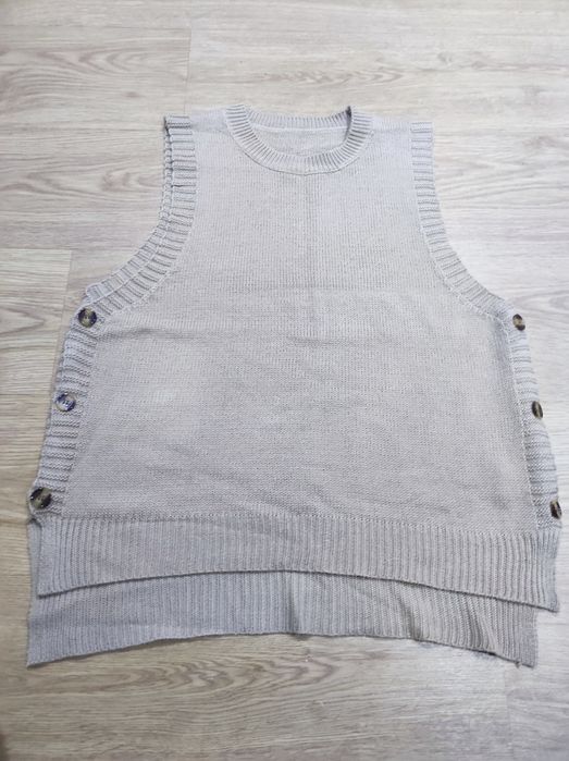 Colete de malha senhora