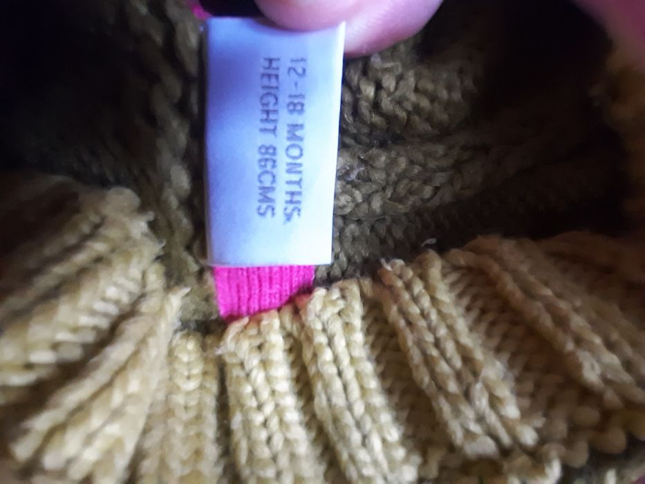 Sweter sweterek rozpoznany NEXT rozmiar 92