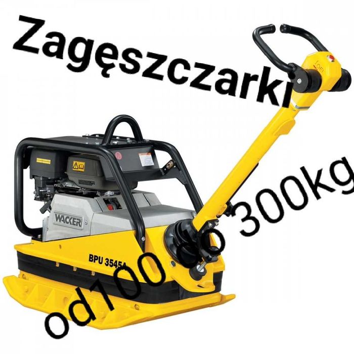 wypożyczalnia zagęszczarki skoczki areator odkurzacz glebogryzarka