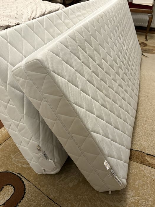 Dwa materace 70x200, materac 140x200 Jysk