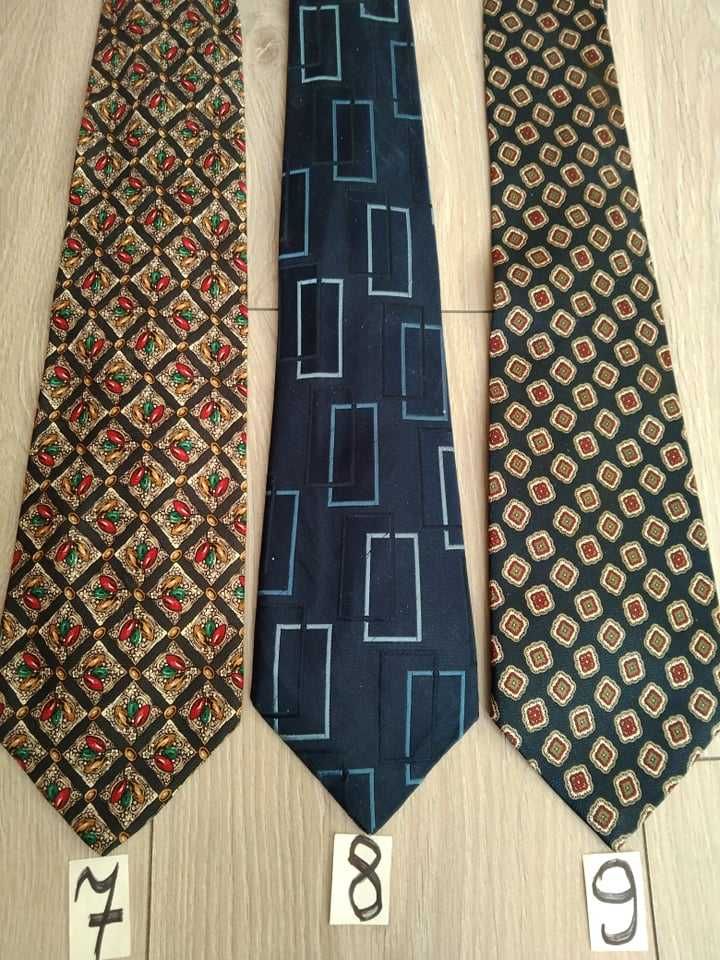 krawaty różne męskie