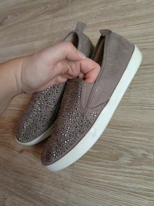 Tenisówki damskie z cekinami 39 wygodne na jesien damskie