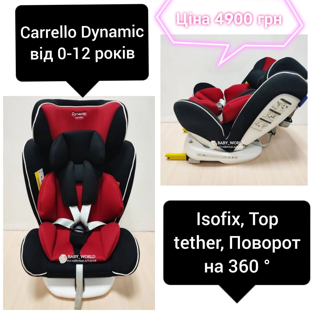 Детские автокресла с бустером и системой Isofix