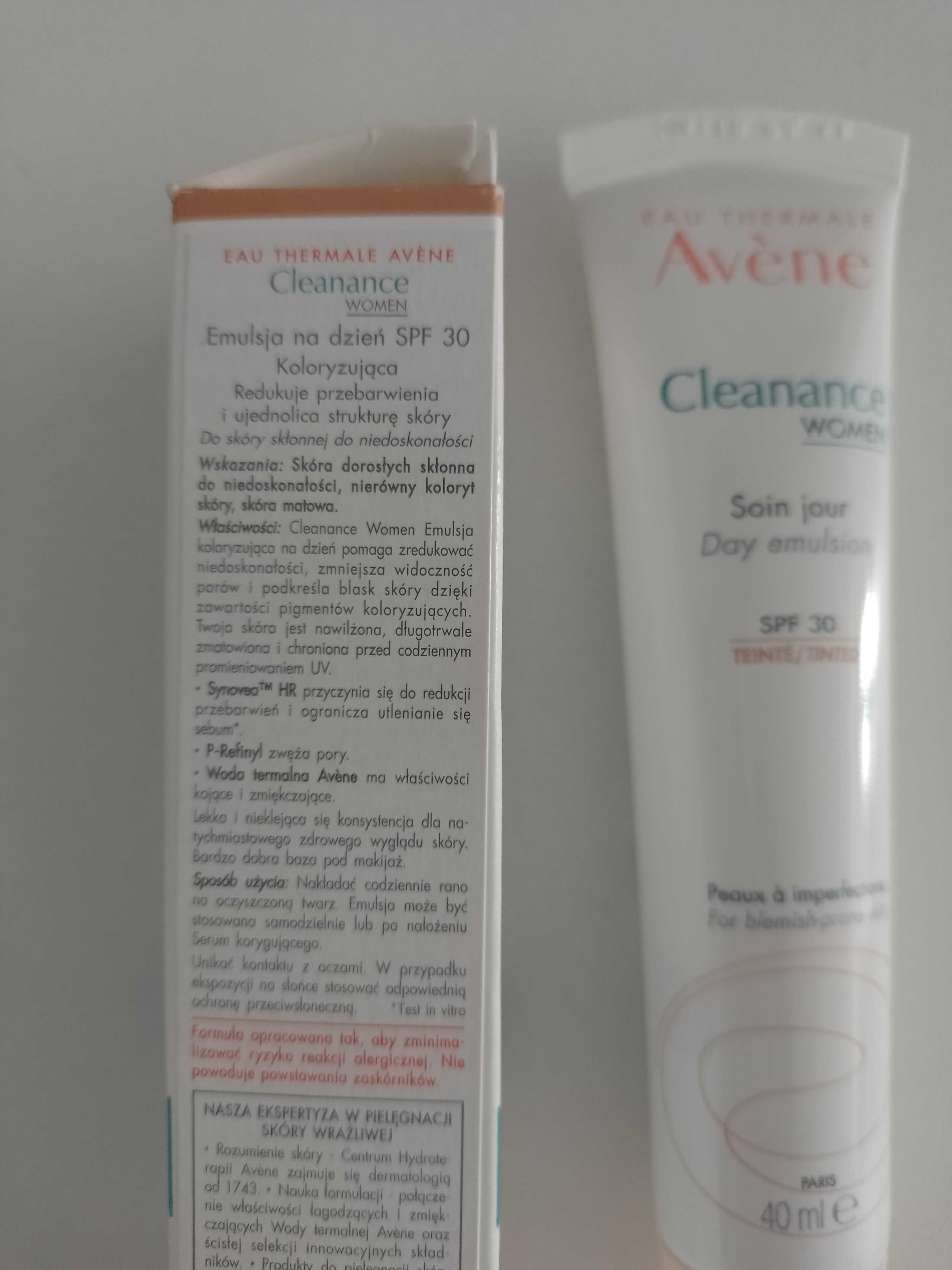 Emulsja koloryzująca Avene Cleanance SPF30