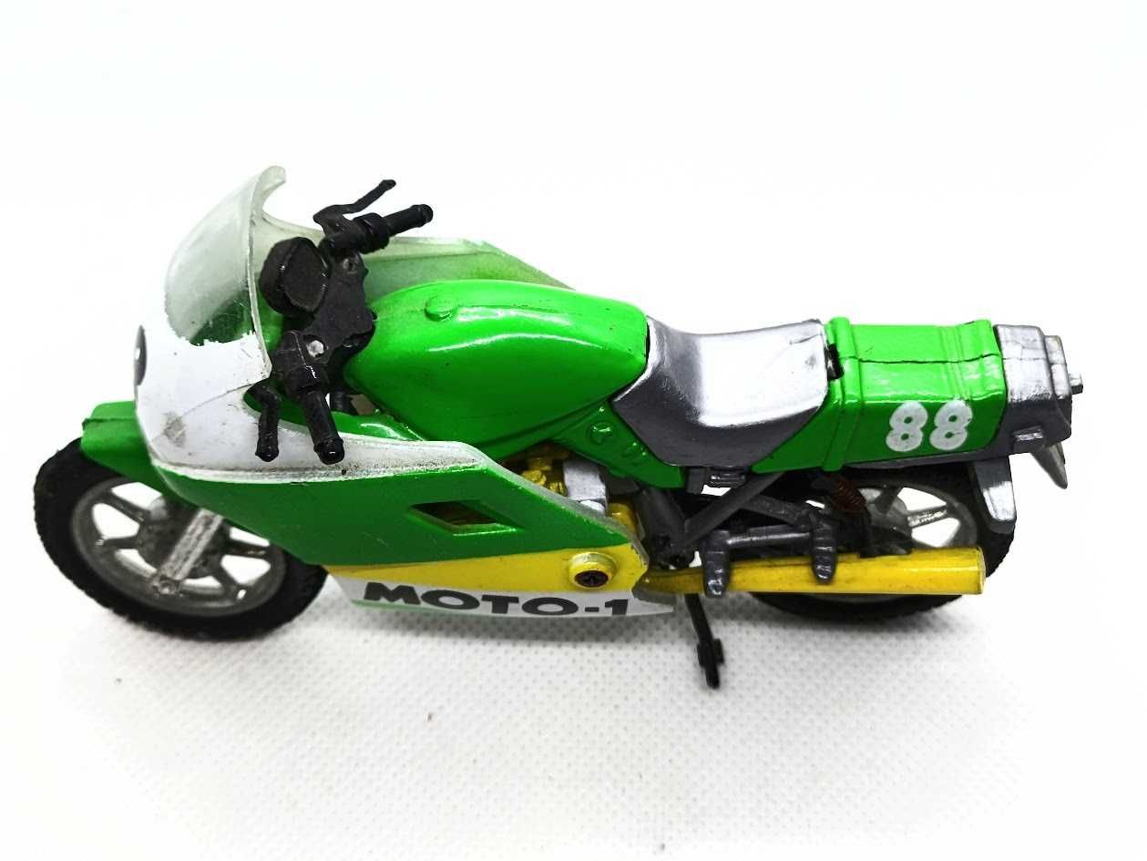 Brinquedo vintage moto Kawasaki Escala 1:18 plástico