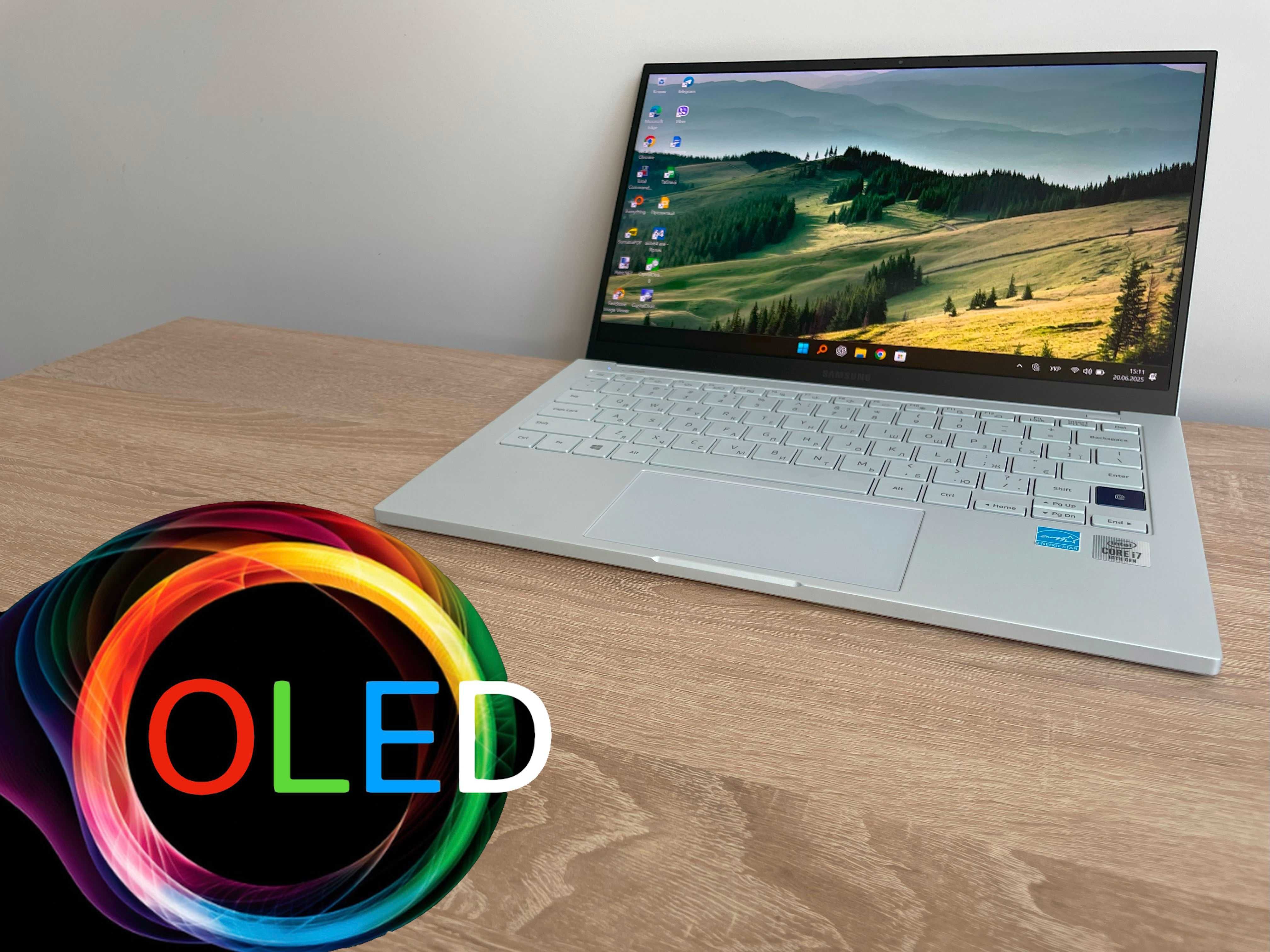 970грам Samsung 13 OLED i7 16 ddr4 512 Bat 9ч TypeC Гарантия