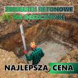 Zbiornik betonowy na deszczówkę Szambo betonowe Szamba PRODUCENT